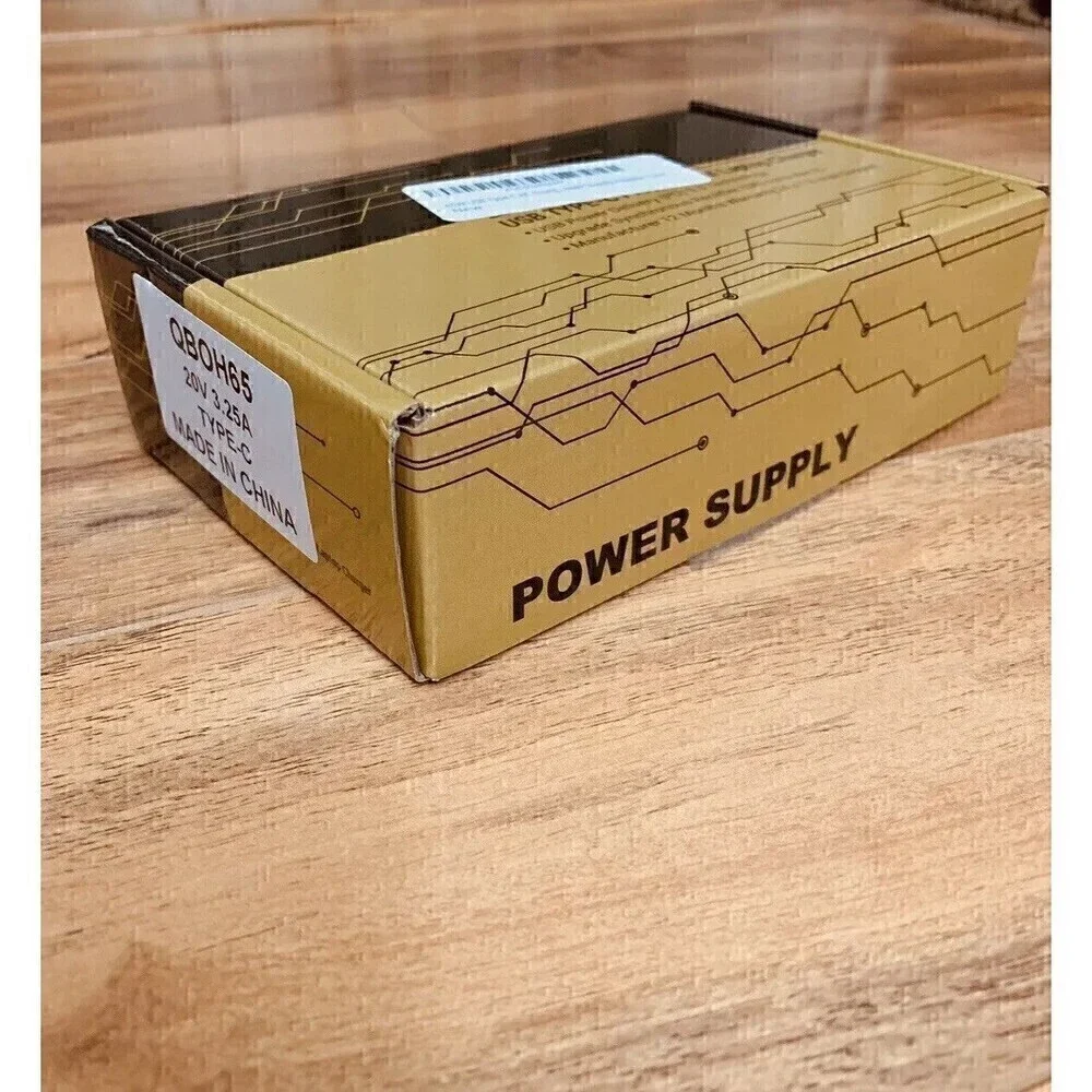 New In Box: USB Type-C Professional Laptop Charger QBOH65 for Dell or Mac Laptop